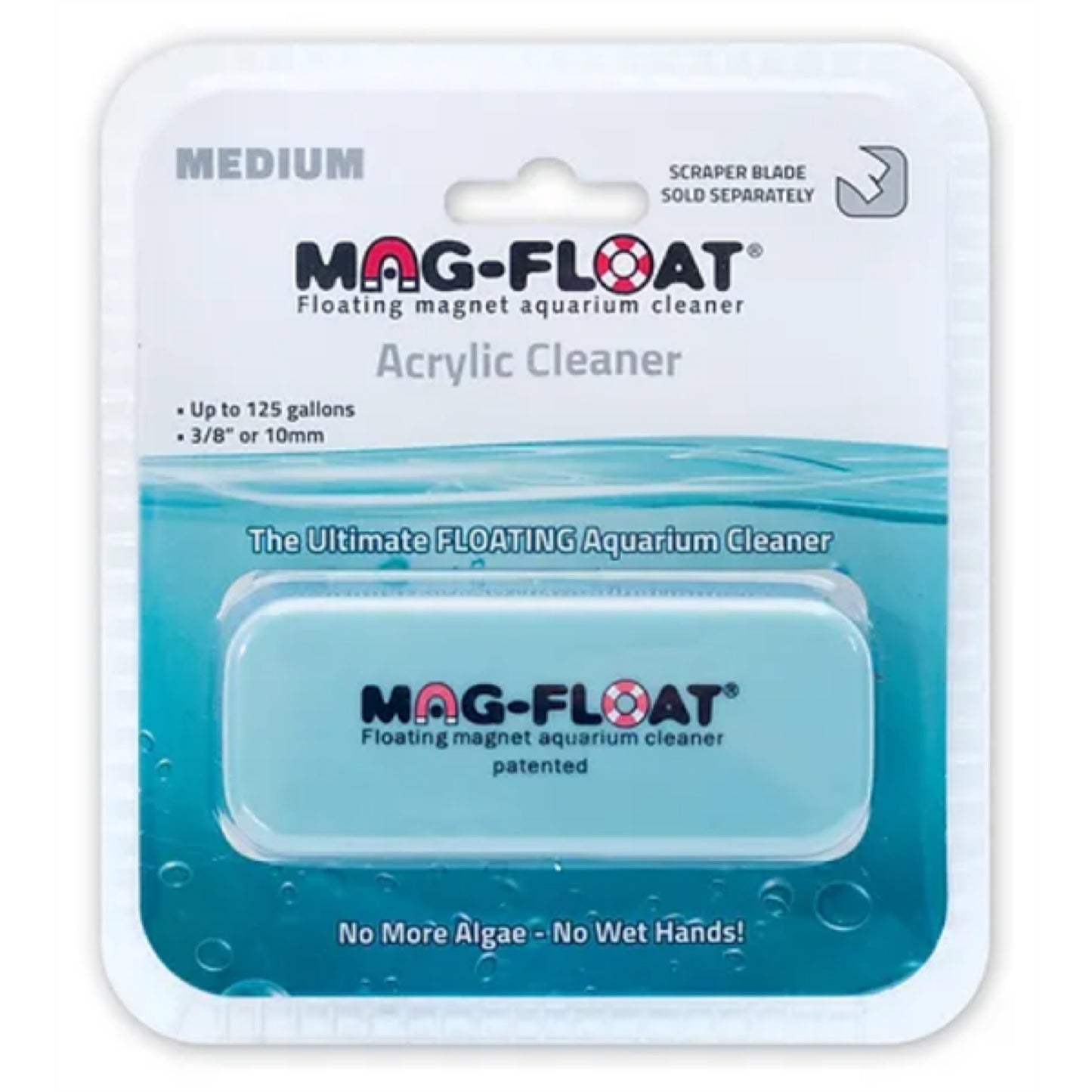 Mag-Float Acrylic Aquarium Cleaner - Medium