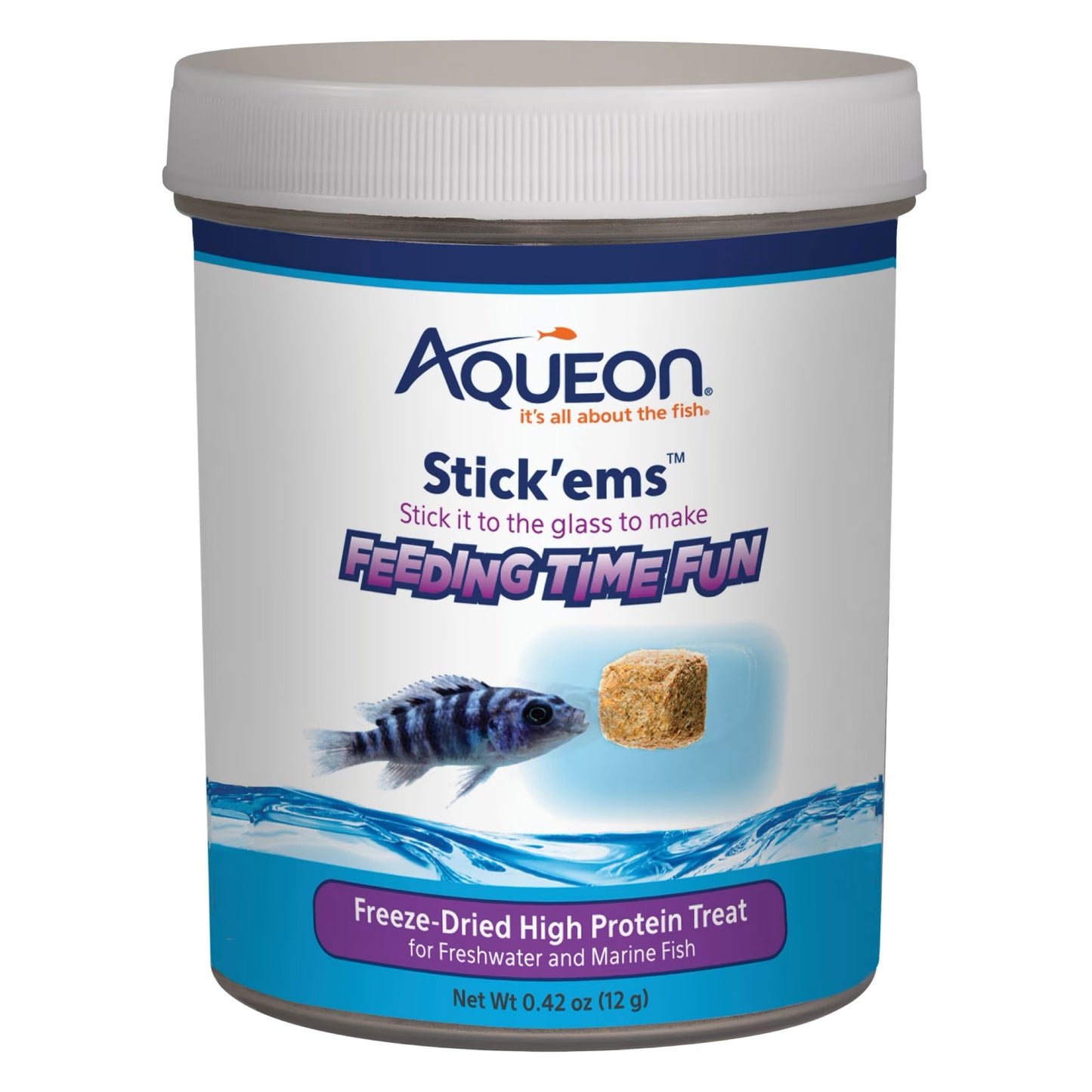 Aqueon Stick'ems Freeze Dried High Protein Treat