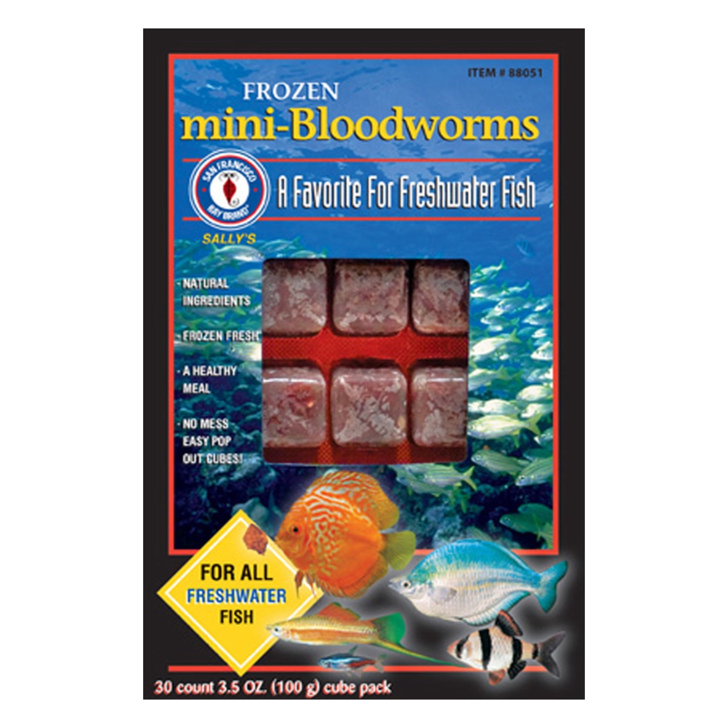 San Francisco Bay Brand Frozen Mini Bloodworms